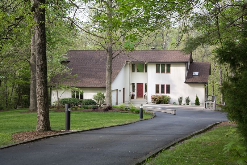 Residential Asphalt Driveway Close-Up